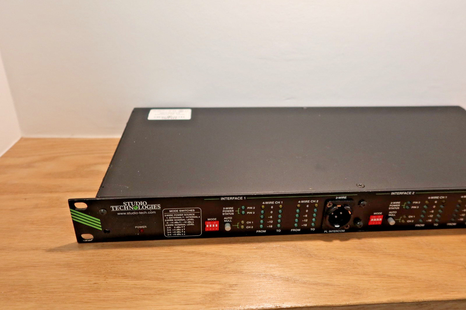 Studio Technologies Model 46A 2-Wire Analog Audio to 4-Wire Analog Audio Interfa