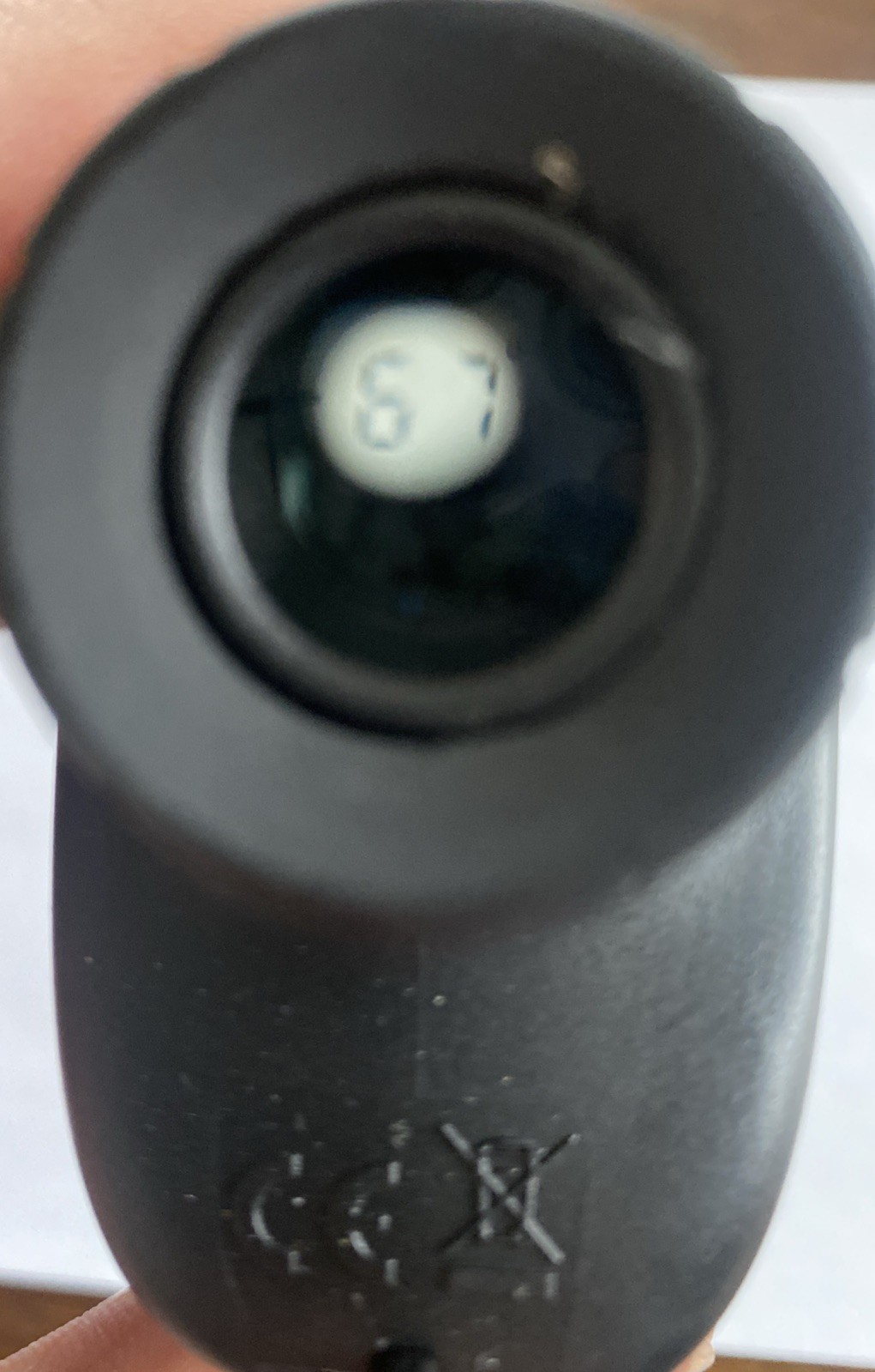 Fetch Falcon LCD Golf Rangefinder , Slope Mode w/ Pole Flag Locking Vibration