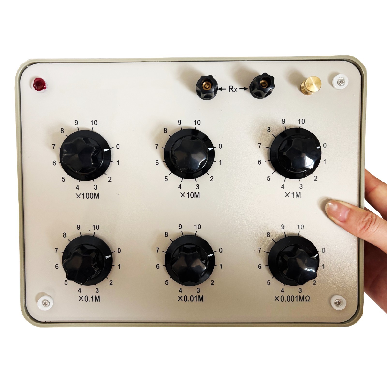 Rotary Resistance Box with 0~1.111110GΩ for Adjusting Resistance in DC Circuit