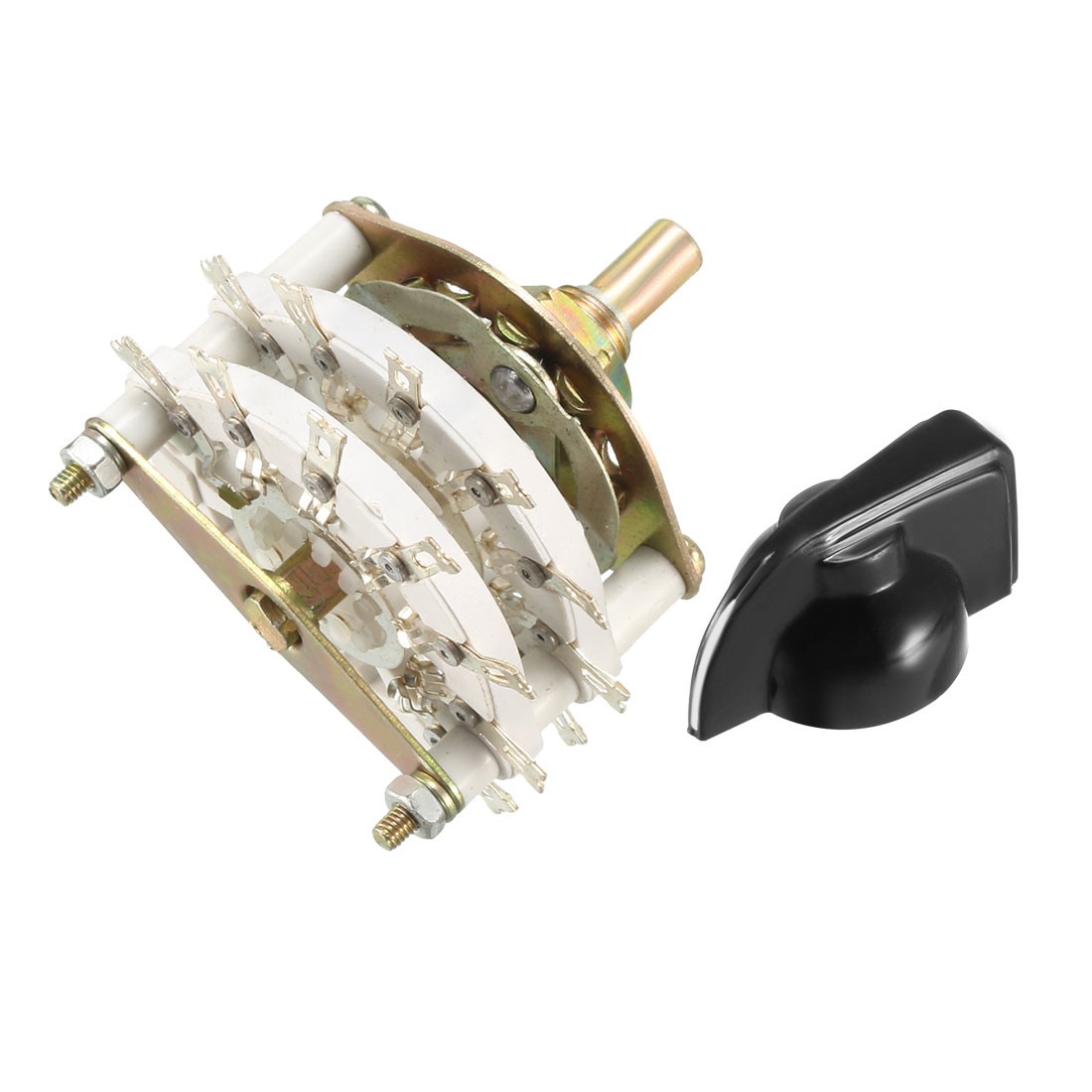 2P6T 2 Pole 6 Position 2 Deck Switch Selector,Band Channel Rotary