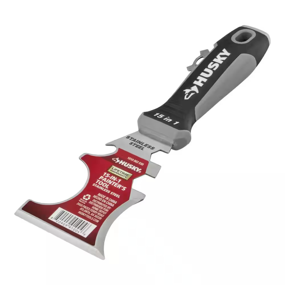 15-In-1 Painters Multi-Tool with Stainless Steel Blade