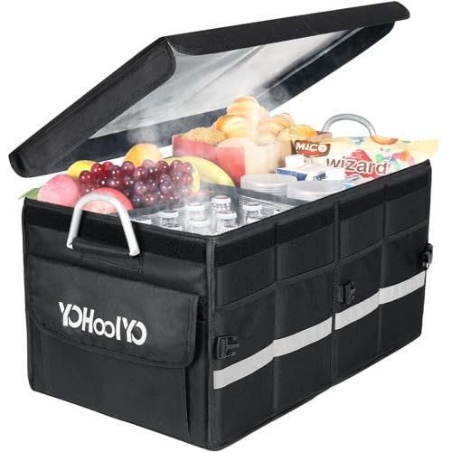 Car Trunk Organizer Cooler Bag Insulated Collapsible Trunk Organizer for SUV