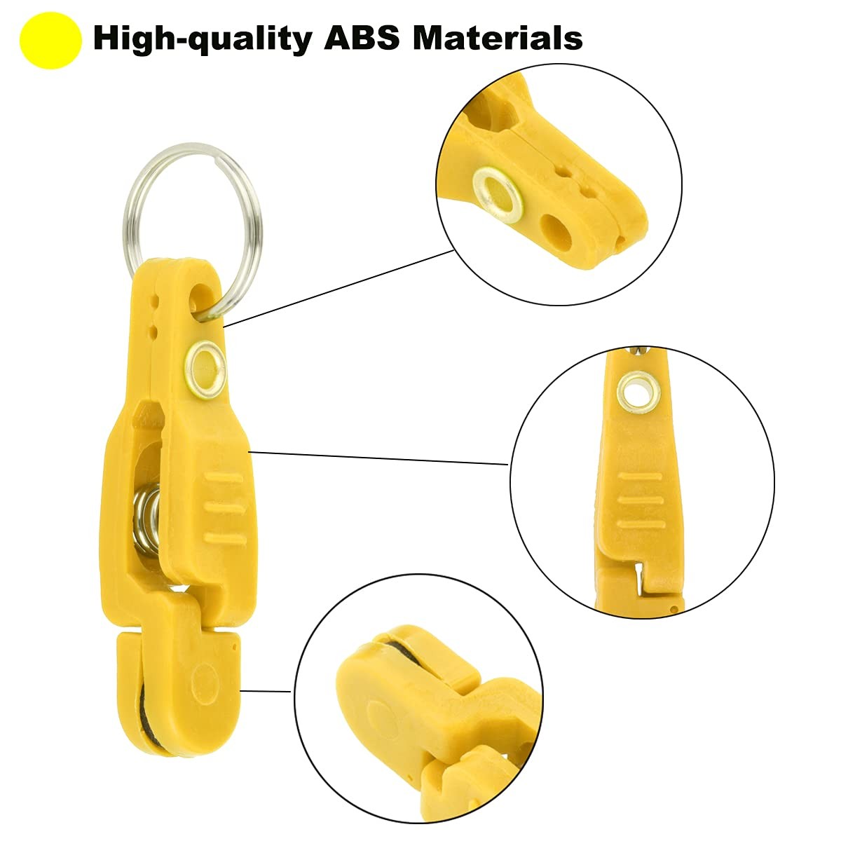 10Pcs Heavy Tension Downrigger Release Clips for Offshore Fishing Planer Boar...