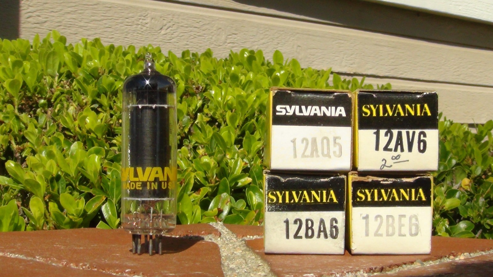 12AQ5 12AV6 12BA6 12BE6 NOS/NIB SYL Heathkit GR64 Tube Set-Tested-Free Ship inUS