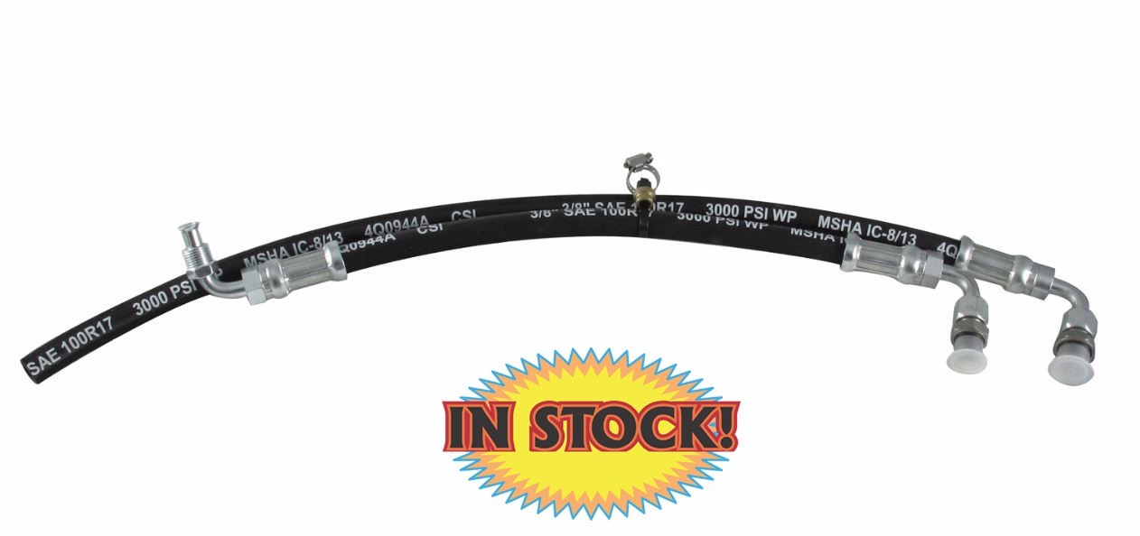Borgeson 925102 - Power Steering Hose Kit for GM Pump to 79-97 Mustang Rack