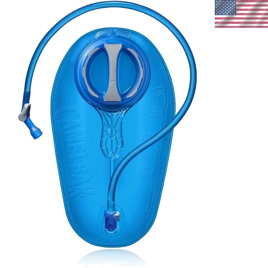 Crux 2L Hydration Bladder - Ergonomic Leak-Proof Blue Reservoir for Adventurers