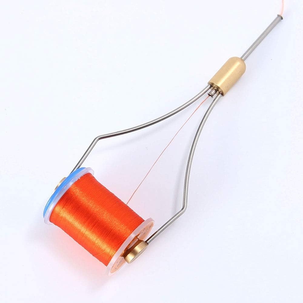 Fly Tying Tools Set: 2 Bobbins, Efficient Threader & Accessories