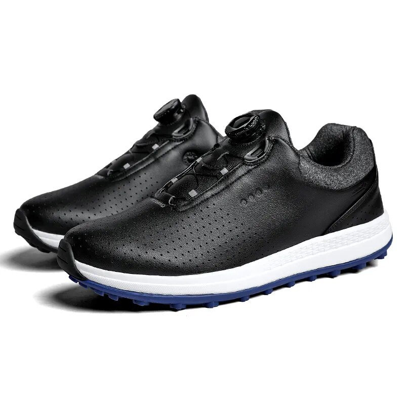Men's Waterproof Golf Shoes Anti-slip Breathable Swivel Buckle Golf Sports Shoes