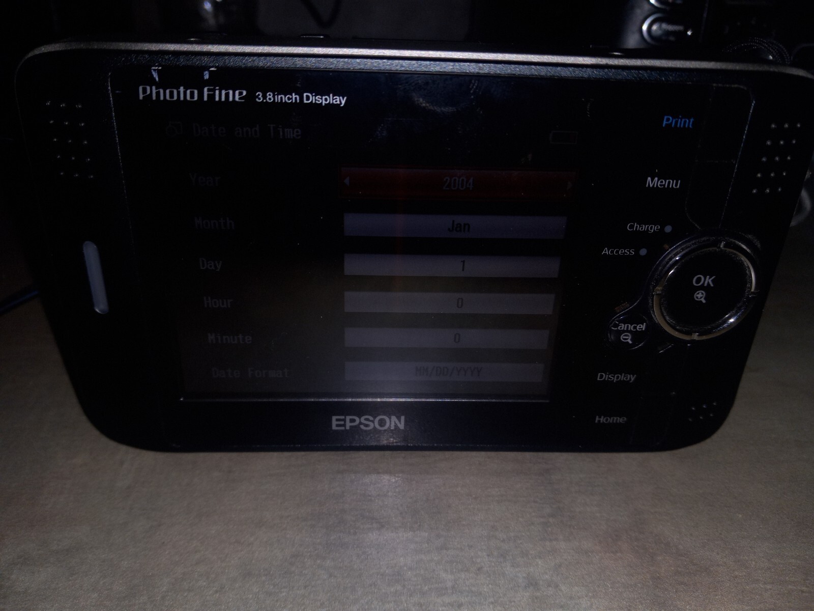 Epson Multimedia Photo Picture Video Portable Storage 80GB Color LCD View P-4000