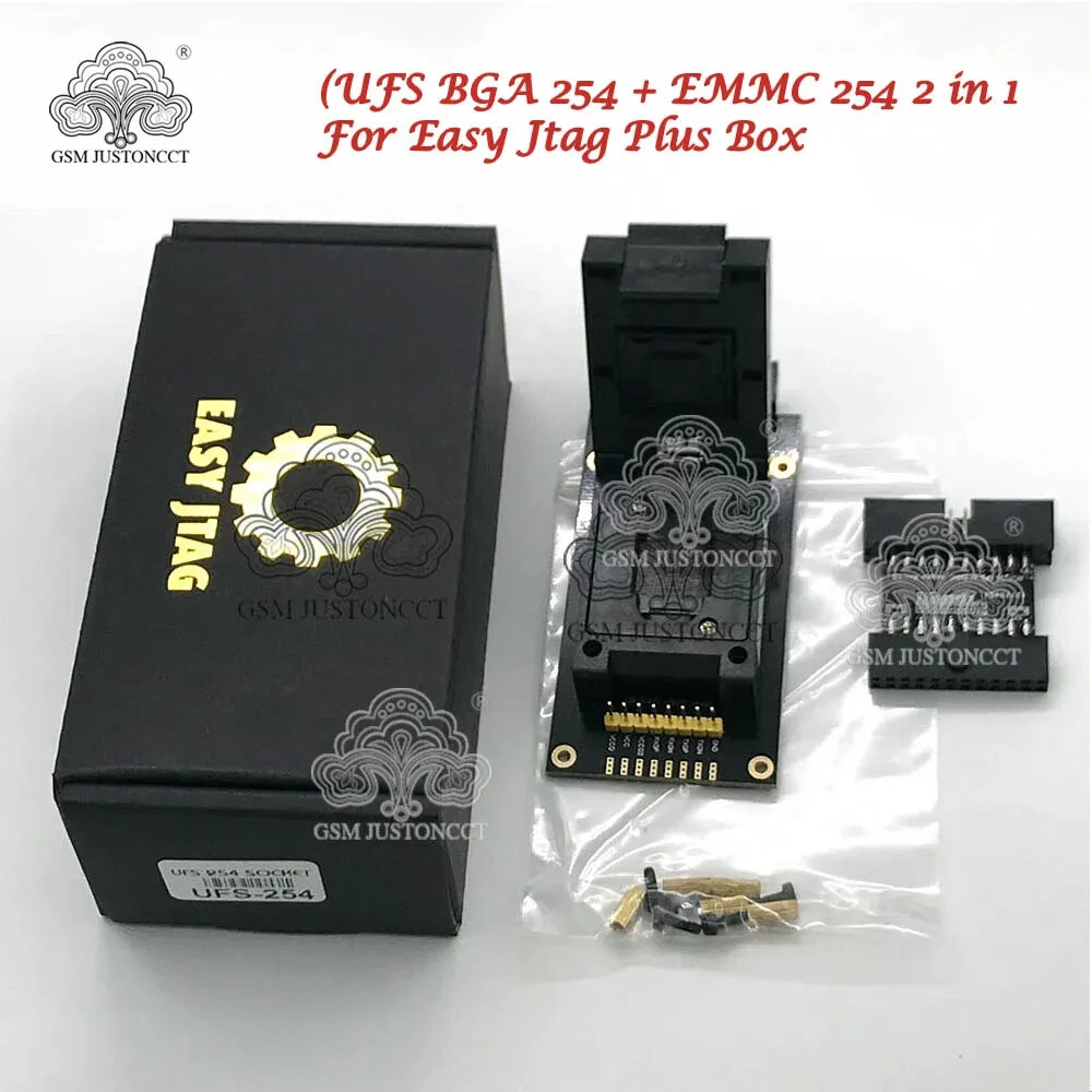 UFS BGA 254 Sockets Adapter Tool For Easy Jtag Plus Box
