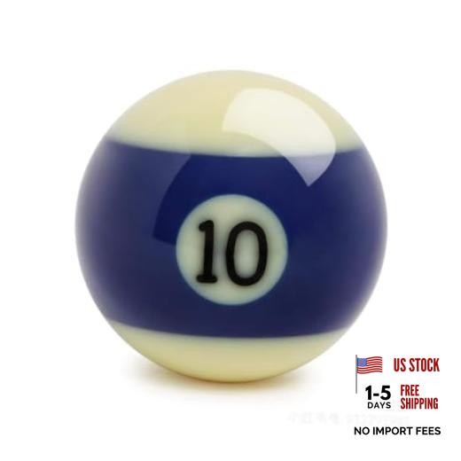 Replacement Billiards Ball Set, 1-1/2" Mini Size, 1.5 Inch, Replacement 10