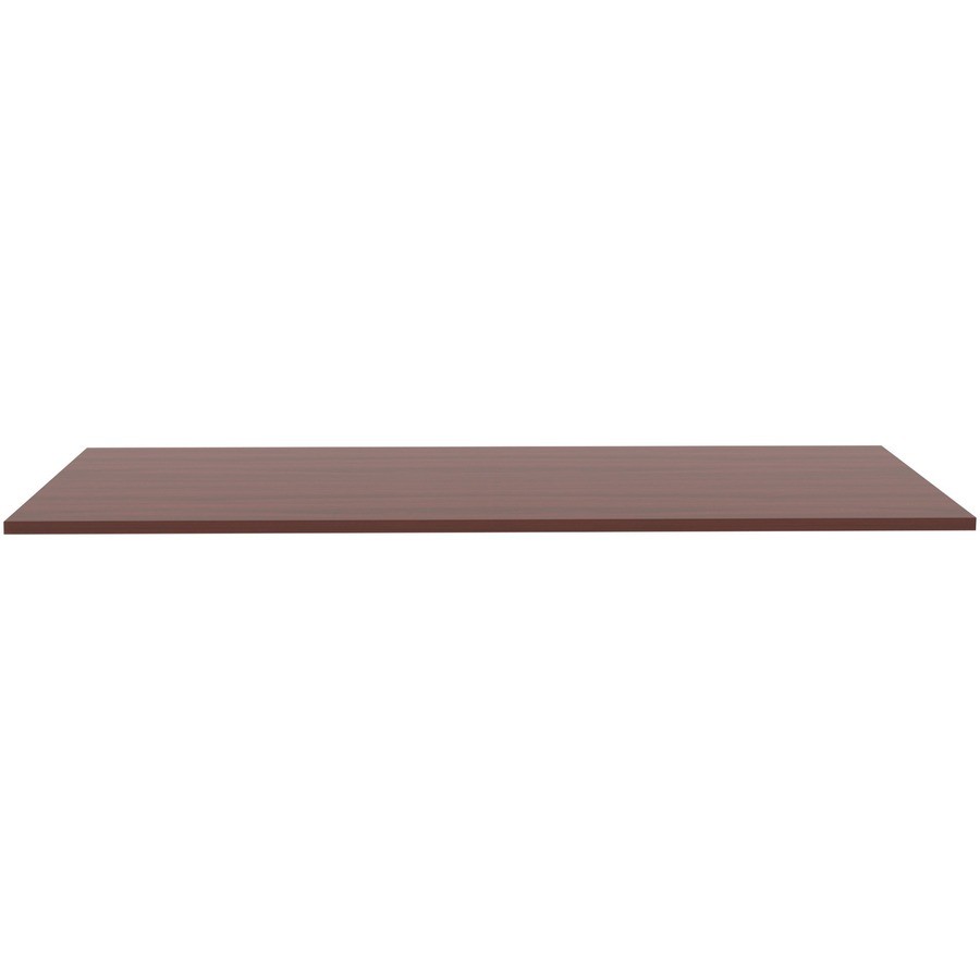Lorell LLR59603 Mahogany Sit/Stand Tabletop 48"x24"