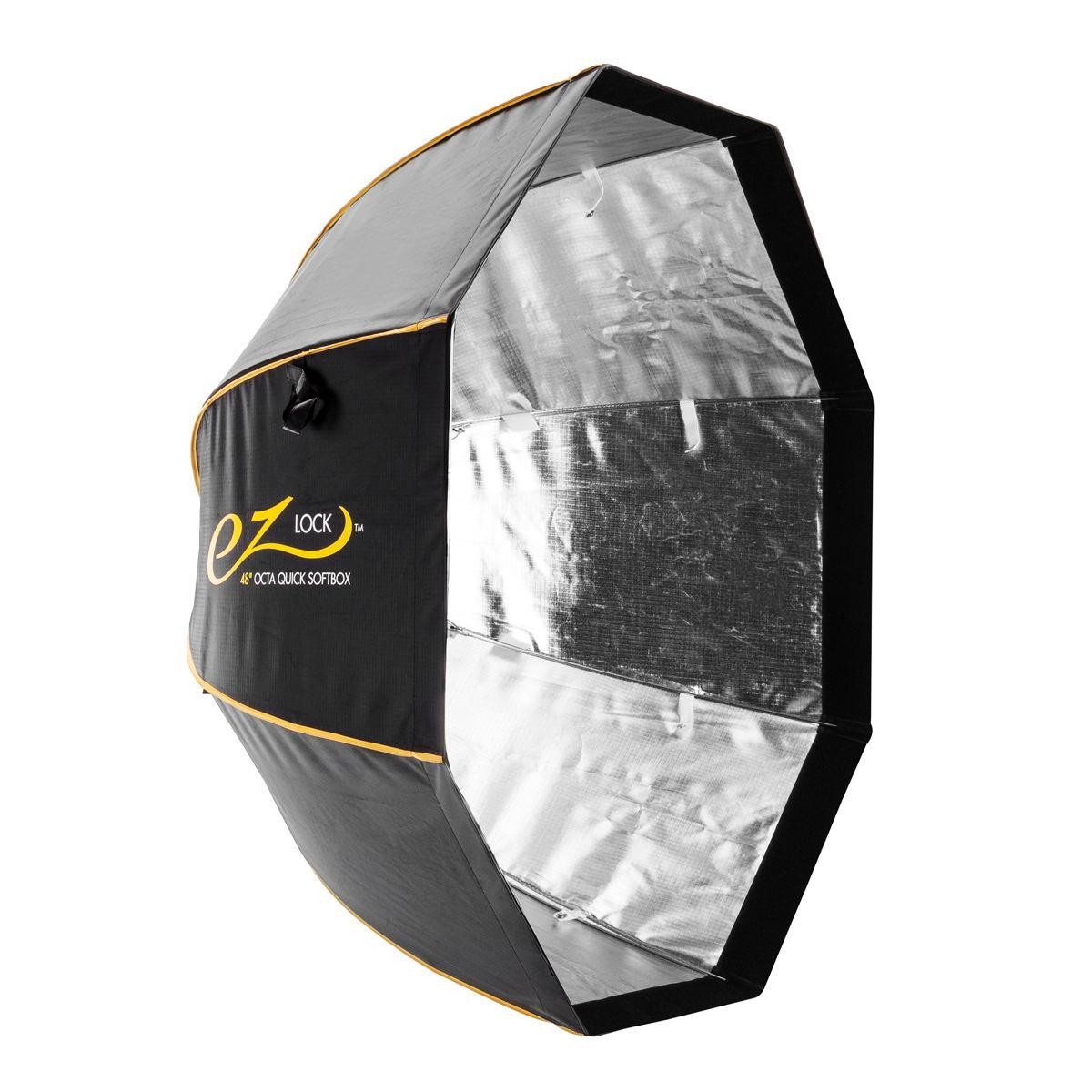 Glow EZ Lock 48" Octa Small Quick Softbox, Eight-Sided Parabolic Softbox Opens U