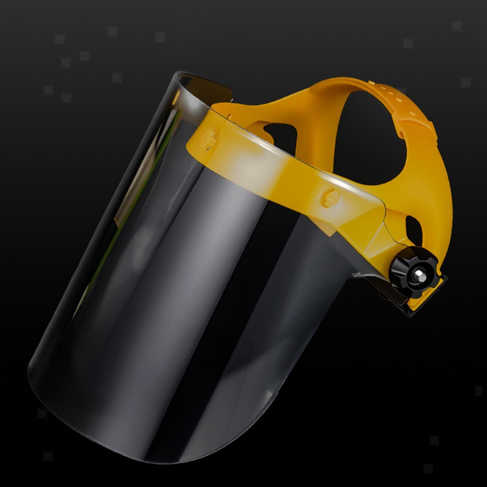 Face Shield Multifunctional Adjustable Headgear Dustproof Impact Resistant Visor