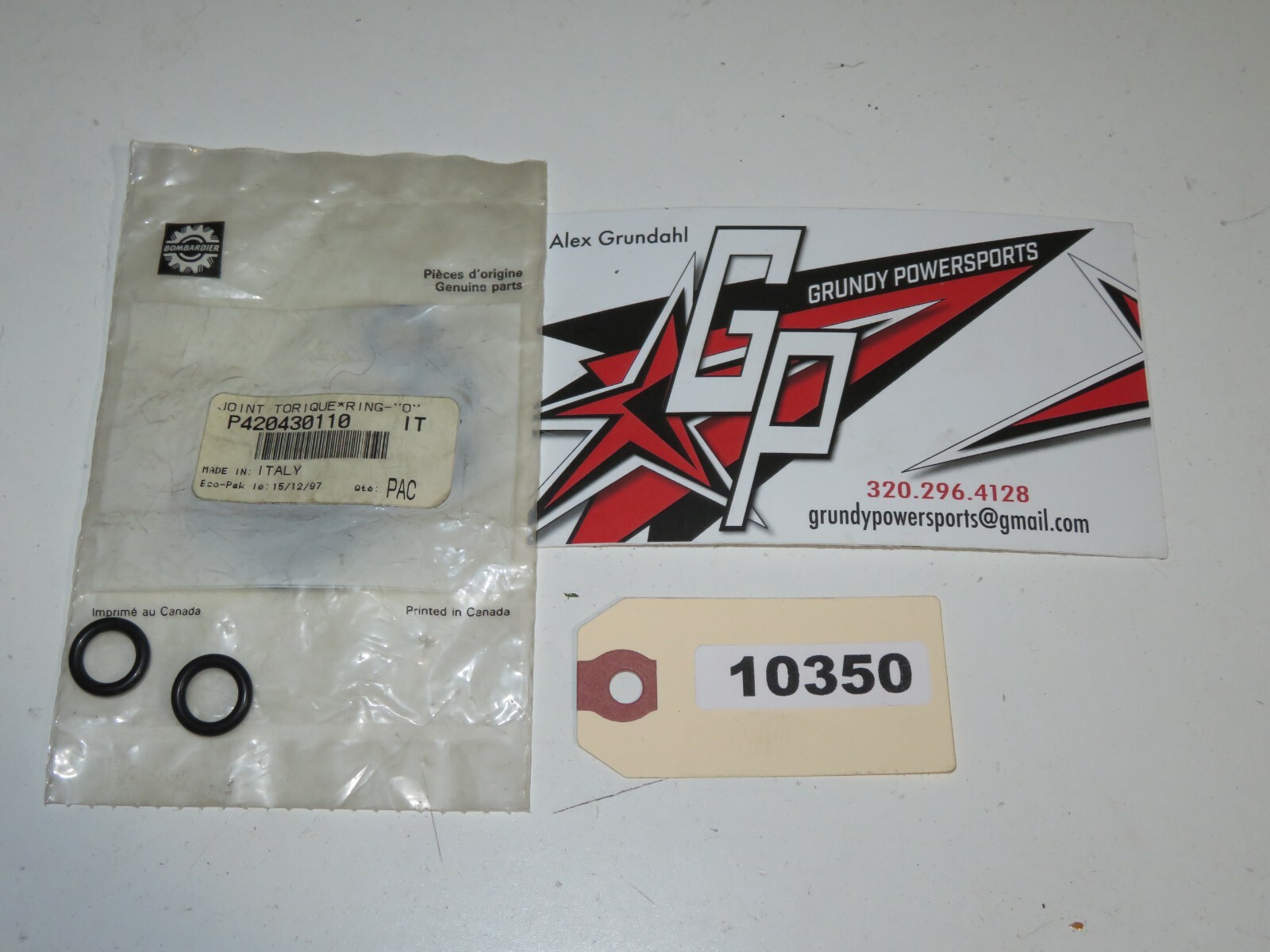 Ski-Doo - New OEM O-Ring Qty 2 - 420430110