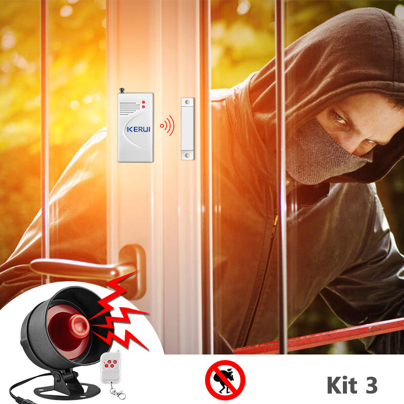 Wireless Alarm System Home Security Standalone Garage Burglar PIR Motion Sensor