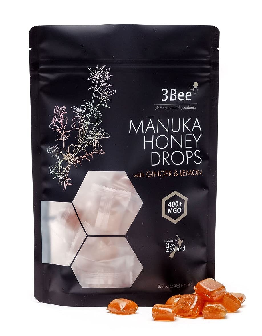 Manuka Honey Drops 400+ MGO with Ginger & Lemon