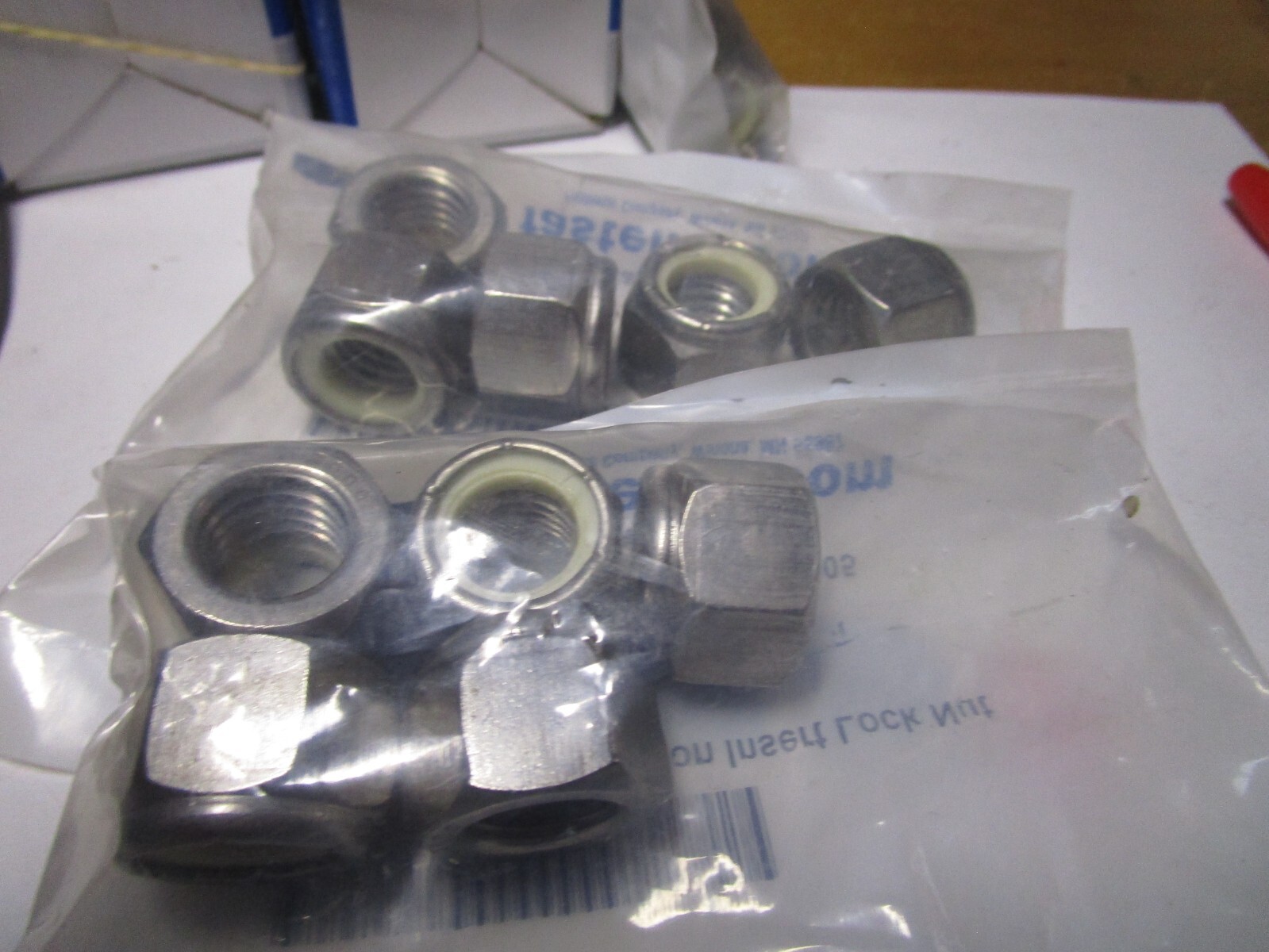 5/8"-11 Grade 18-8 NE Stainless Steel Nylon Insert Lock Nut QTY 10