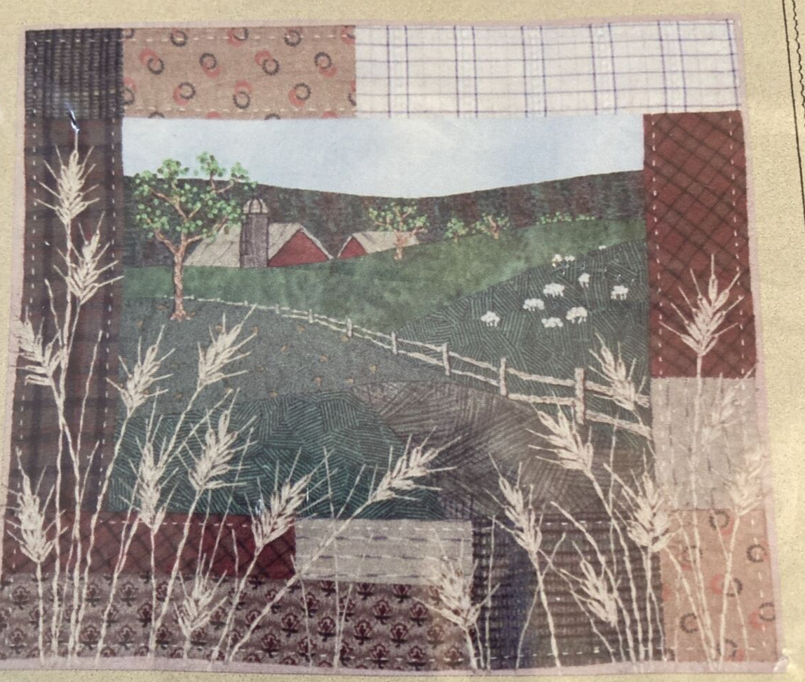 Vtg Rare Columbine Designs HEARTLAND MEMORIES The Farm Quilt 2000 patt. #COL 018