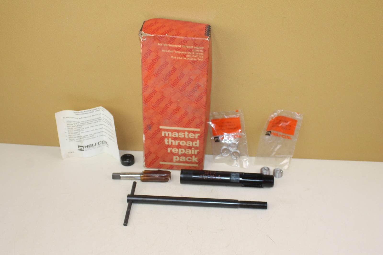 HeliCoil Thread Repair Kit 4959-14 M14x1.5 Partial Kit USED 4976-14