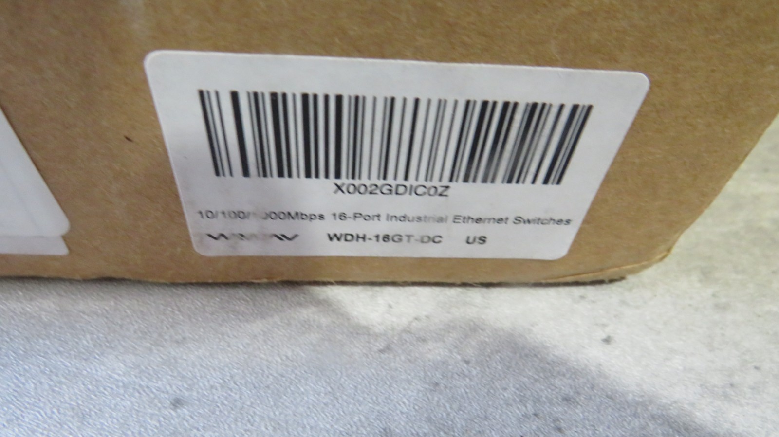 WDH-16GT-DC 10/100/1000Mbps Unmanaged 16-Port Gigabit Industrial Ethernet Swi...