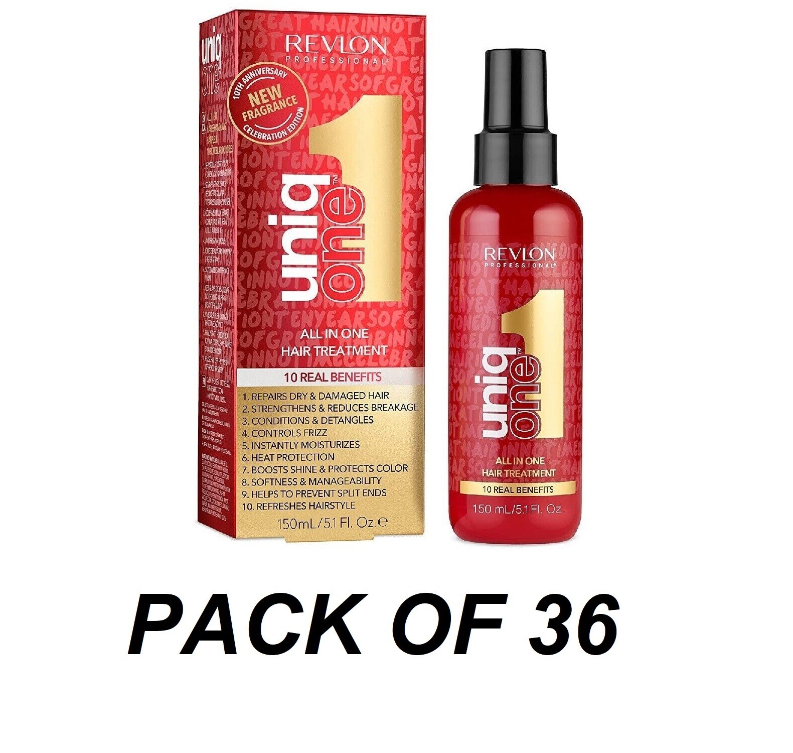 REVLON Uniq One All in 1 Hair Treatment 5.1 oz (PACK OF 36)
