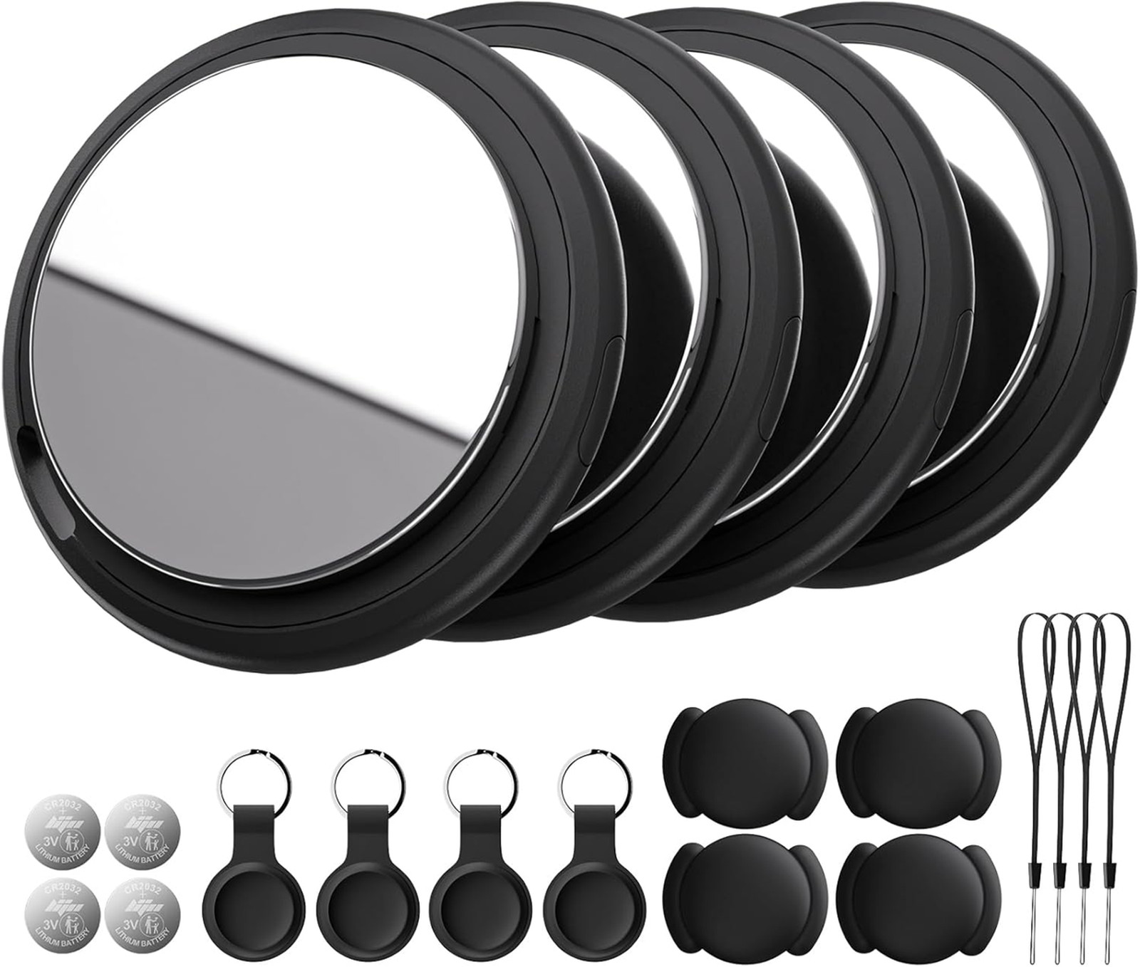 Bluetooth Tracker Tag for Apple Find My Replaceable Battery Key Luggage Wallet