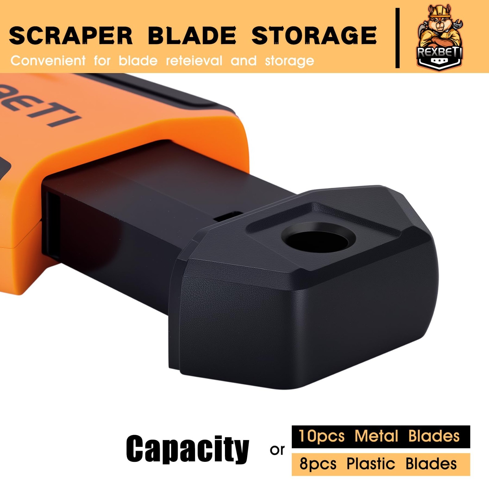 2 Pack Razor Blade Scraper Tool with 314 Blades - Metal & Plastic Cleaning Tool