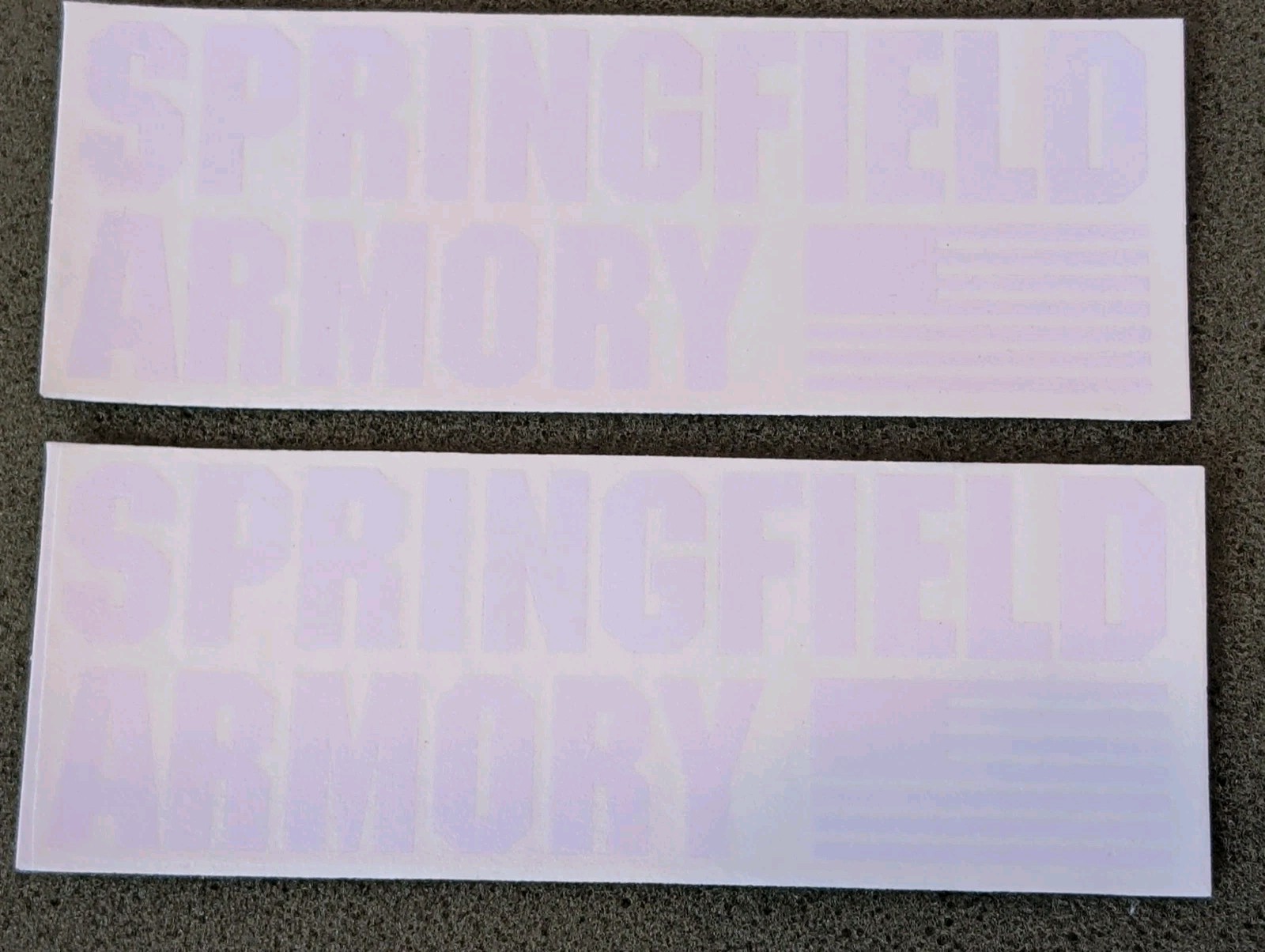 Springfield Armory Sticker Firearms Guns Peel N' Stick (Lot of 2) SHOT SHOW 2026