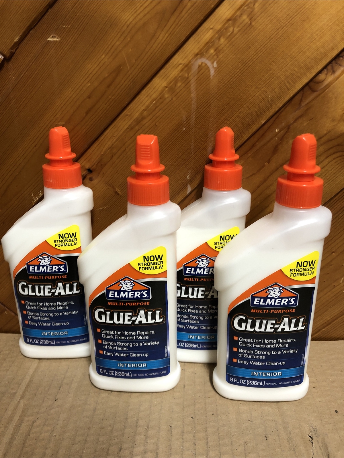 Lot Of 4 Elmer’s Multi-Purpose Glue 8 oz White Brand New