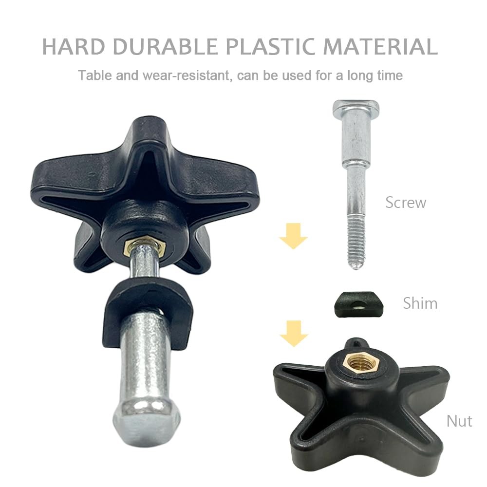 MUROCEA Rollator Walker Replacement Knobs - Arm Height Adjustment Knobs for 3...