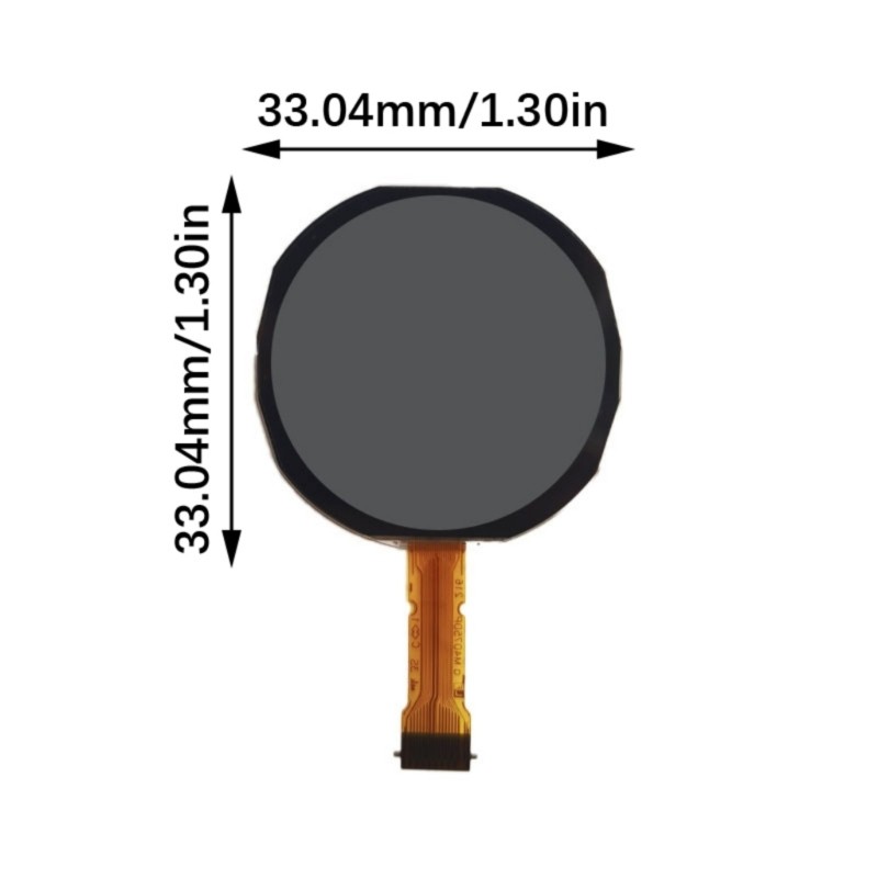 1.2inch Circular LCD Screen 240x240 Resolution Replacement For Smartwatch