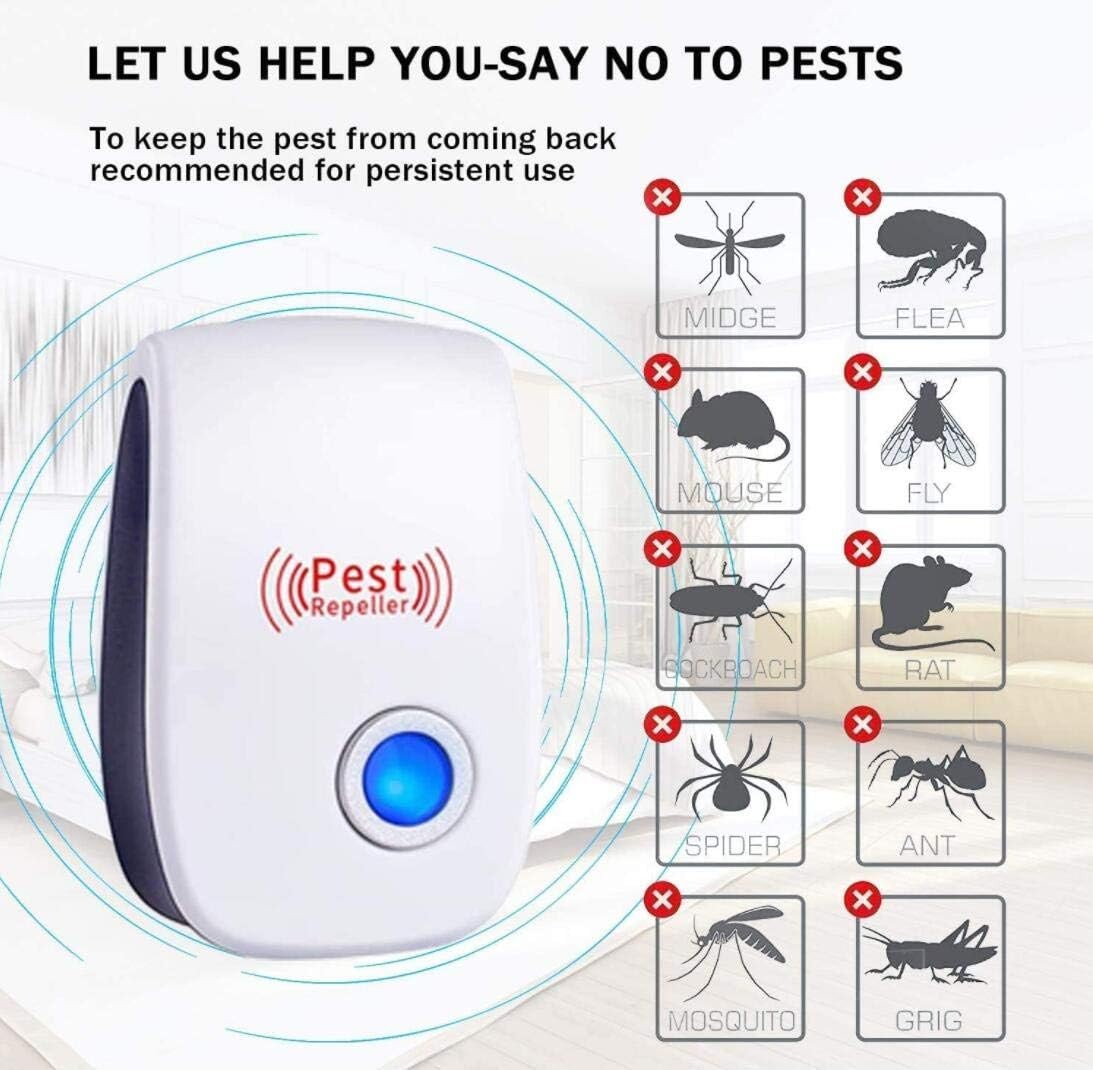 Indoor Pest Repellers (6 Pack): Repel Mosquitoes, Cockroaches & More