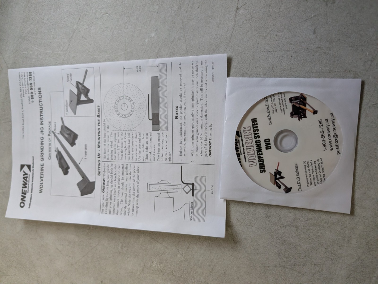 Oneway Wolverine Sharpening System Complete