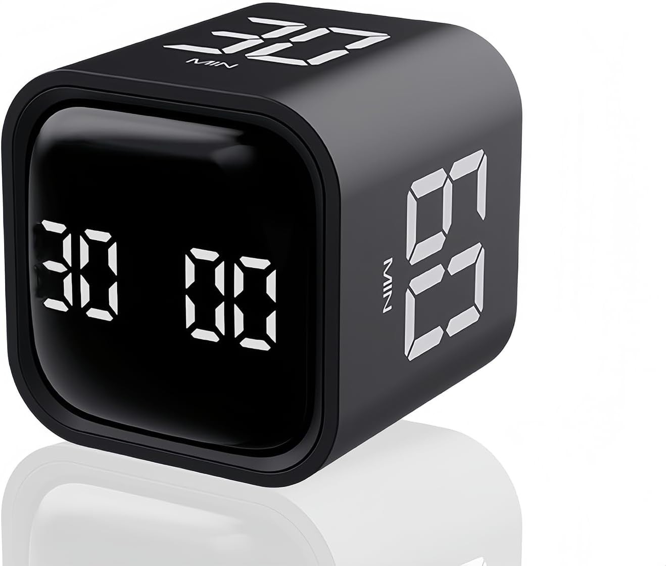 Rechargeable Digital Cube Timer Pomodoro Productivity Clock Custom Countdown Ala