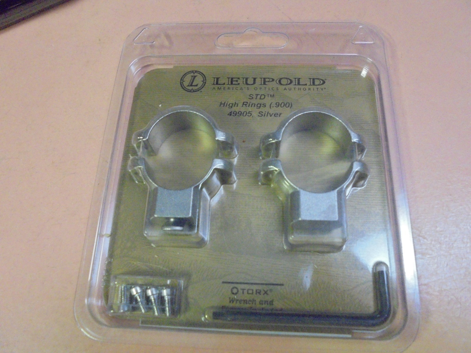 New in package Leupold STD High Scope Rings 49905 Silver