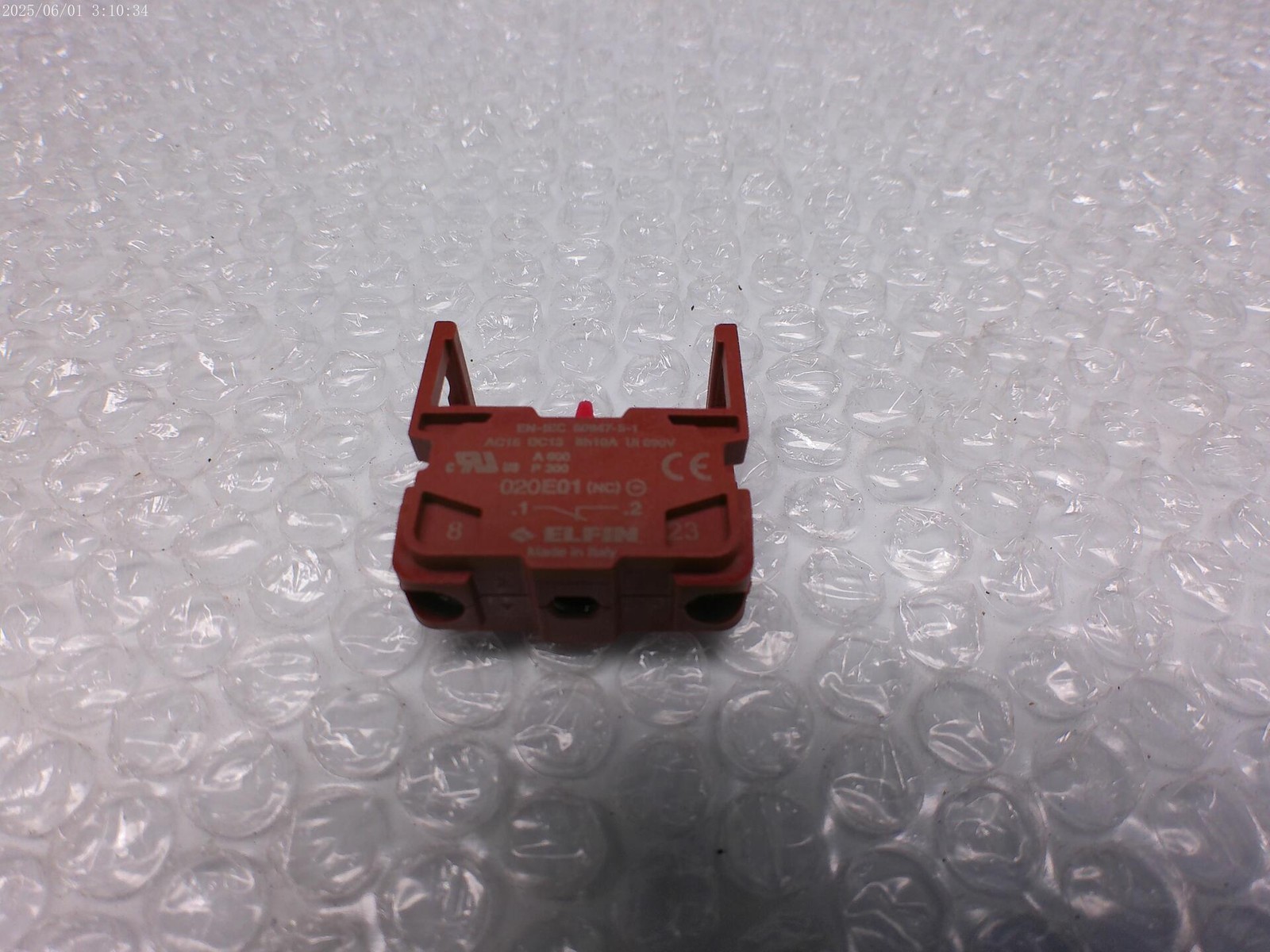 ELFIN 020E01 CONTACT BLOCK RED NSNP