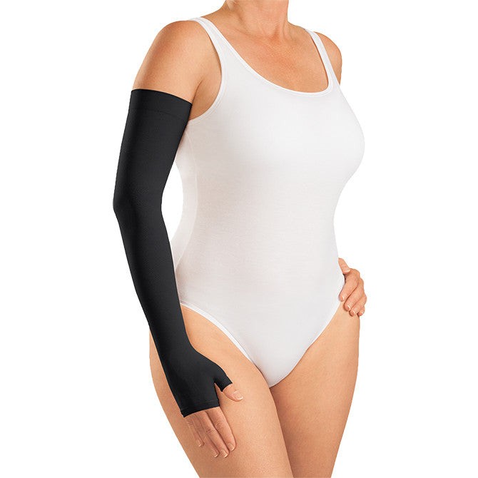 Medi Harmony Armsleeve/Gauntlet w/Dot Band, 20-30 mmHg(Size: II) Black