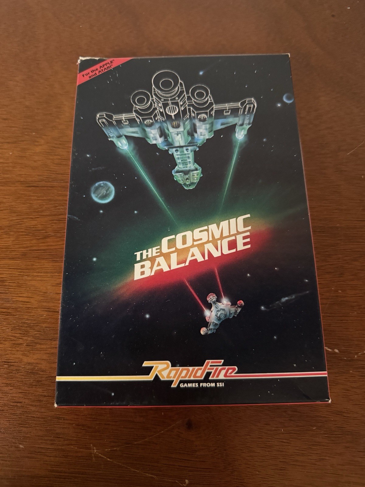 The Cosmic Balance - Commodore 64 400/800 CIB (1982) Rapidfire Good Condition