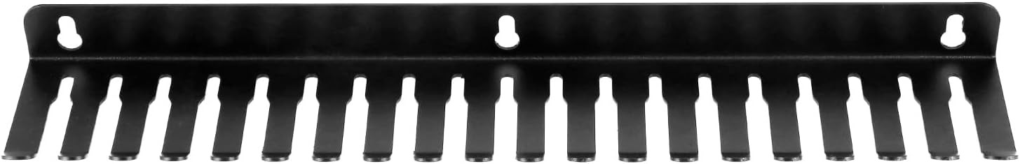 QWORK Cable Hanger Organizer for Efficient Cable Management - 19 Slots Each, 2-P