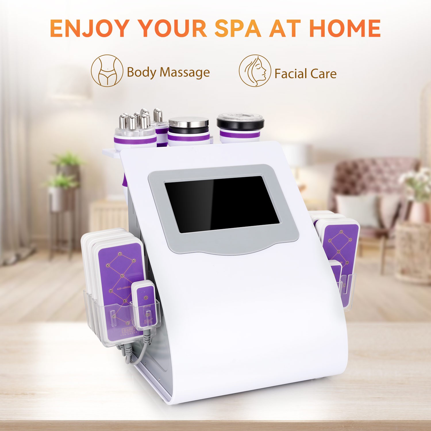 6-in-1 Beauty Machine for Body Massage Facial Skin Care Taut Skin Snatched Waist