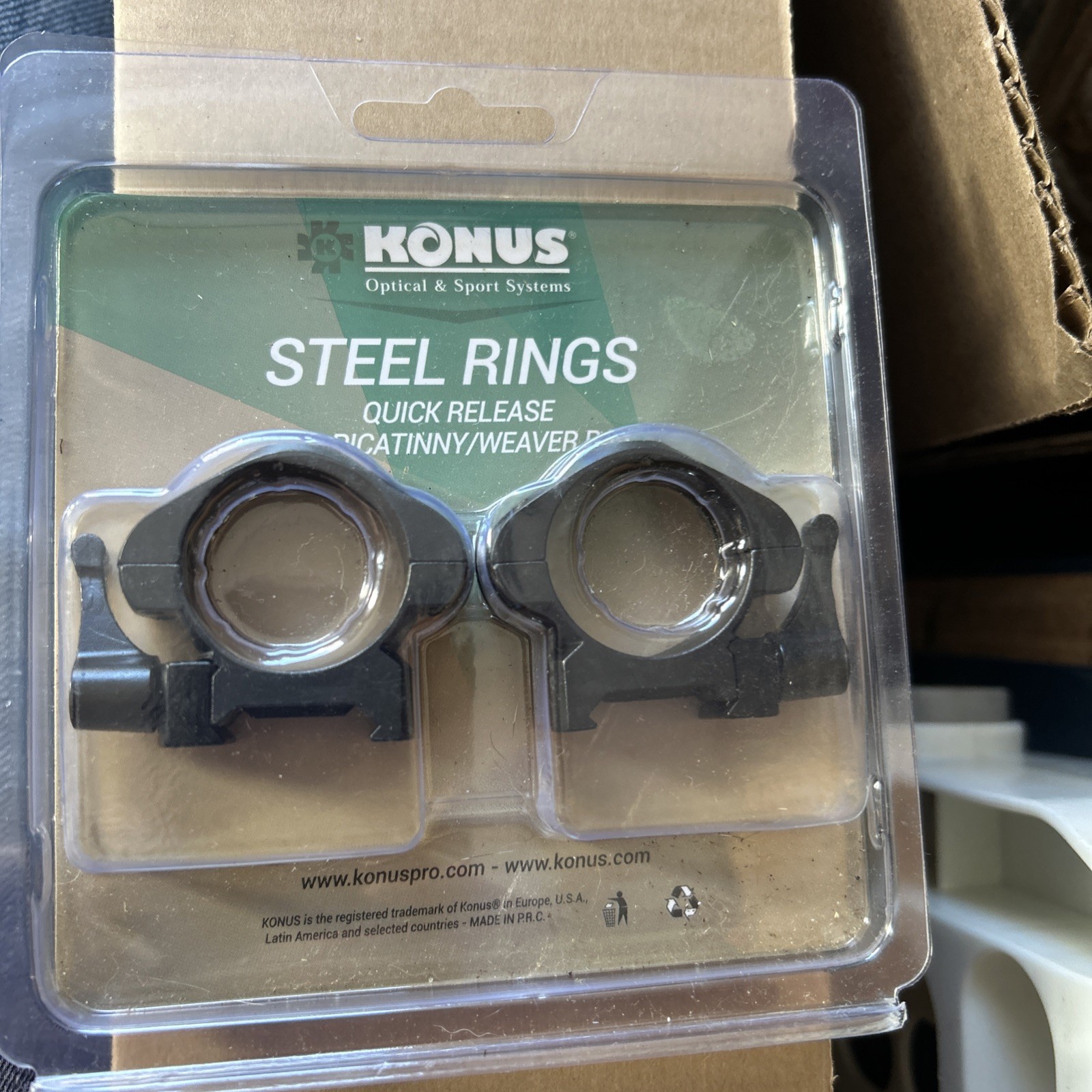 Linus Steel Rings 7411 Pair Of Quick Release 030mm Low