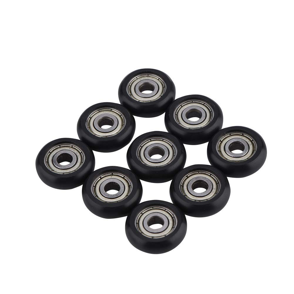 9 Pcs 3D Printer Plastic Pulley Linear Bearing Aluminium Pulley Wheels Roller...