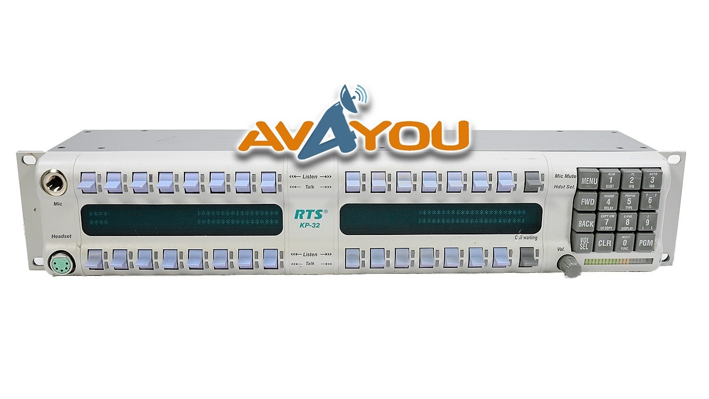 RTS Telex KP-32 Intercom Keypanel ADAM Cronus Zeus KP32 Beige +RVON +PS