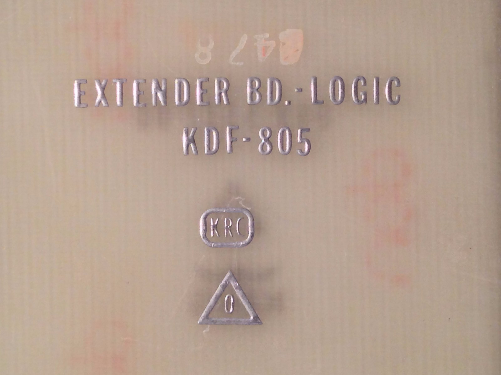 King KDF 805 Extender Card 200-0762-00