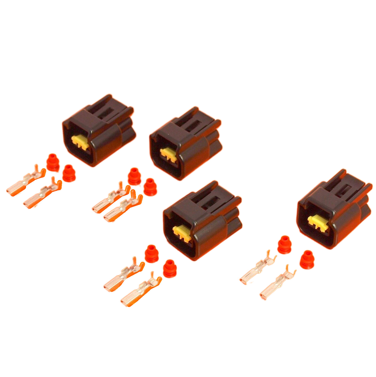For Denso Suzuki Yamaha Honda Kawasaki GSXR 4 x Ignition Coilpack Connector Kit