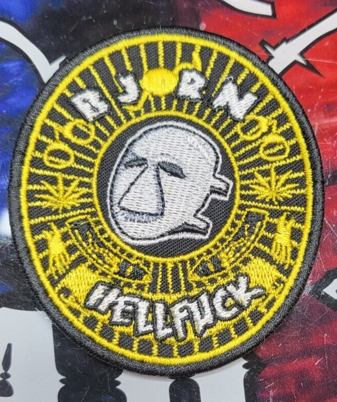 EMBROIDERED BJORN HELLFU*K NORWEGIAN POP SINGER PATCH (Please Read Ad)