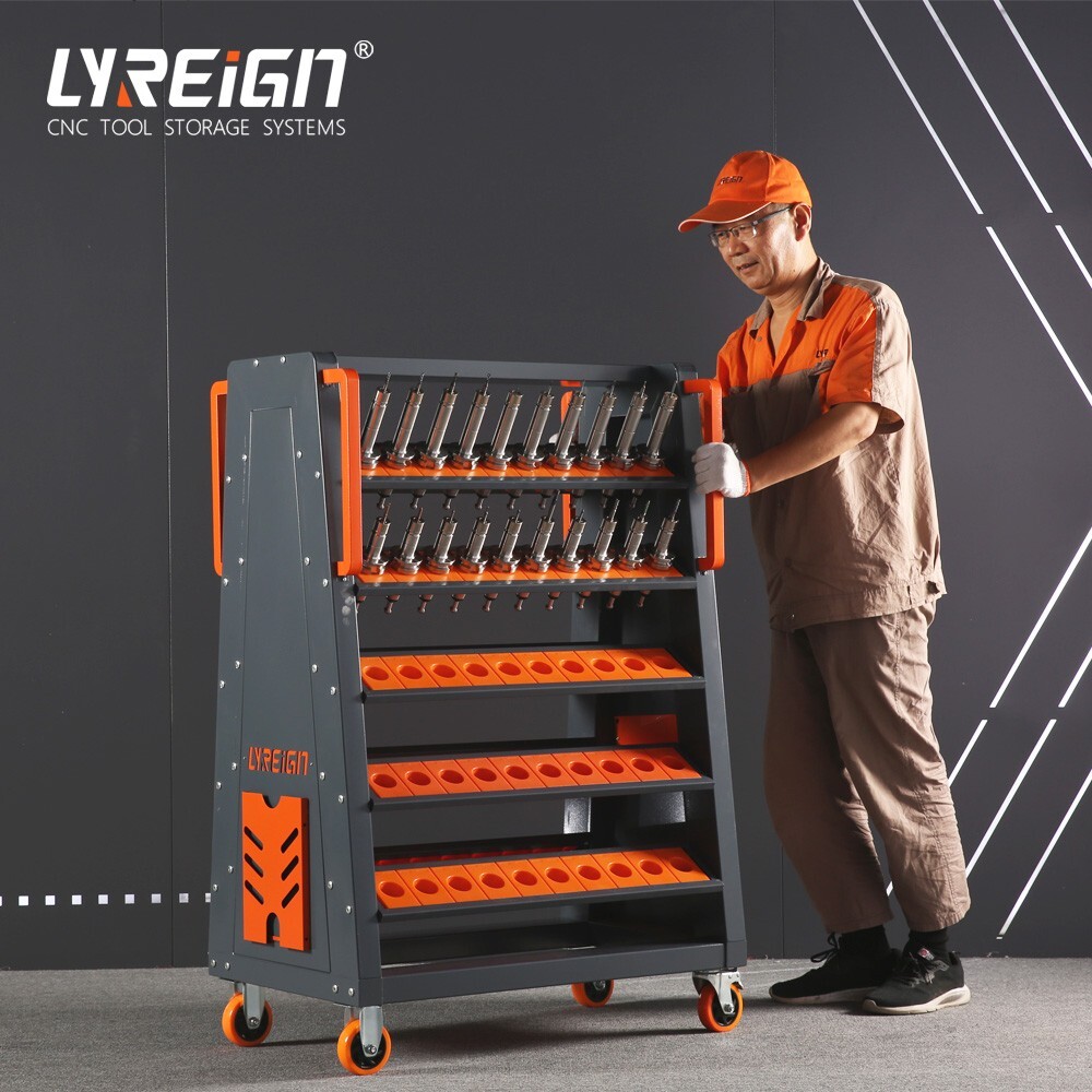 CNC Tool Storage Racks Movable can be Install CAT40-100CAP strong load-bearing