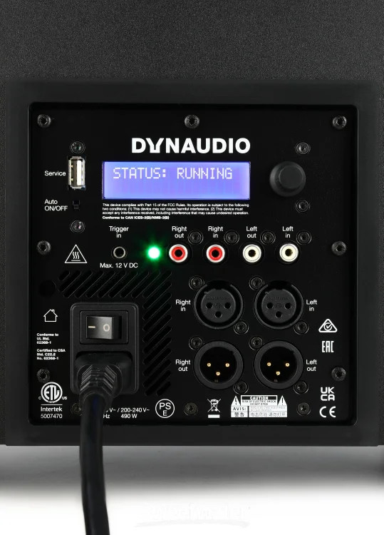 Dynaudio 18S Dual 9.5 inch Powered Studio Subwoofer