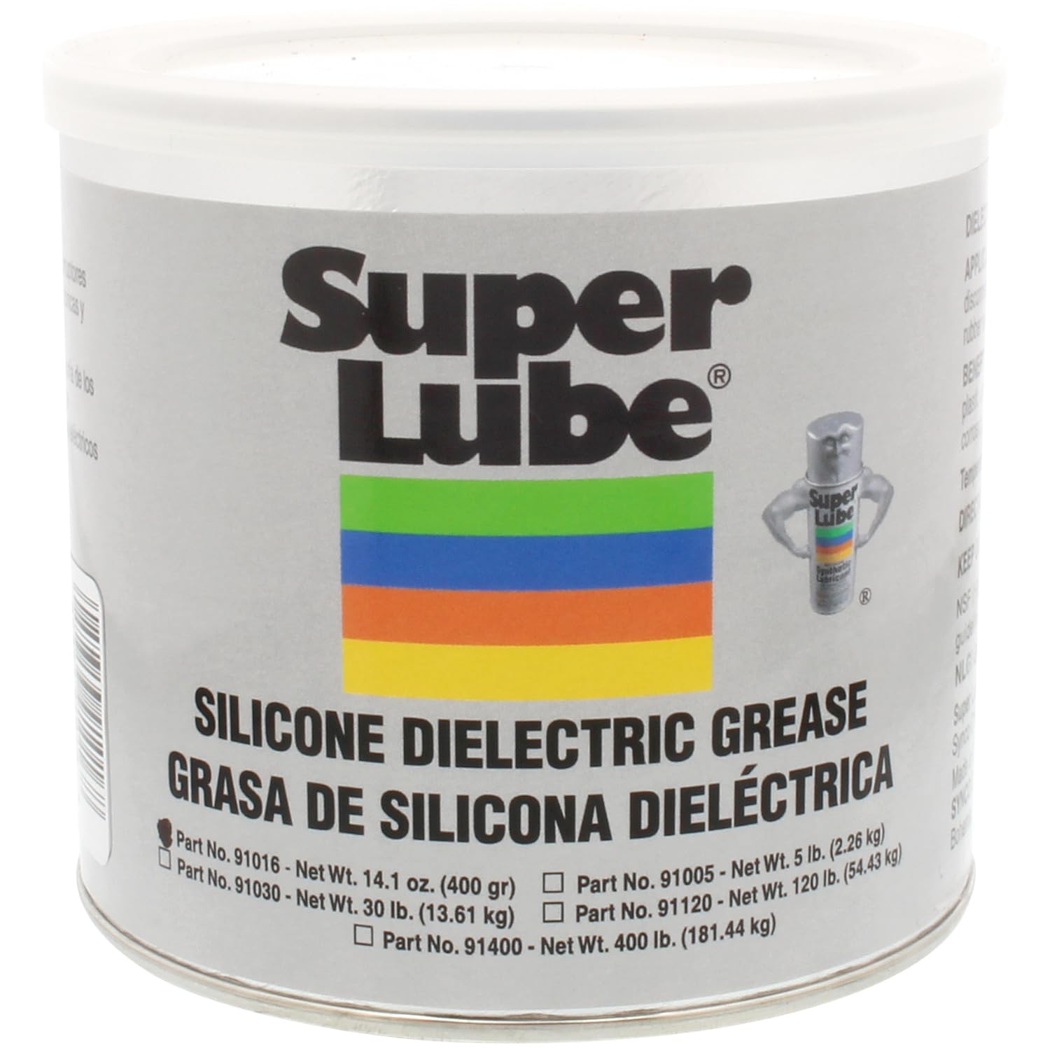 Super Lube Silicone Dielectric & Vacuum Grease Non-Curing Compound (Translucent)